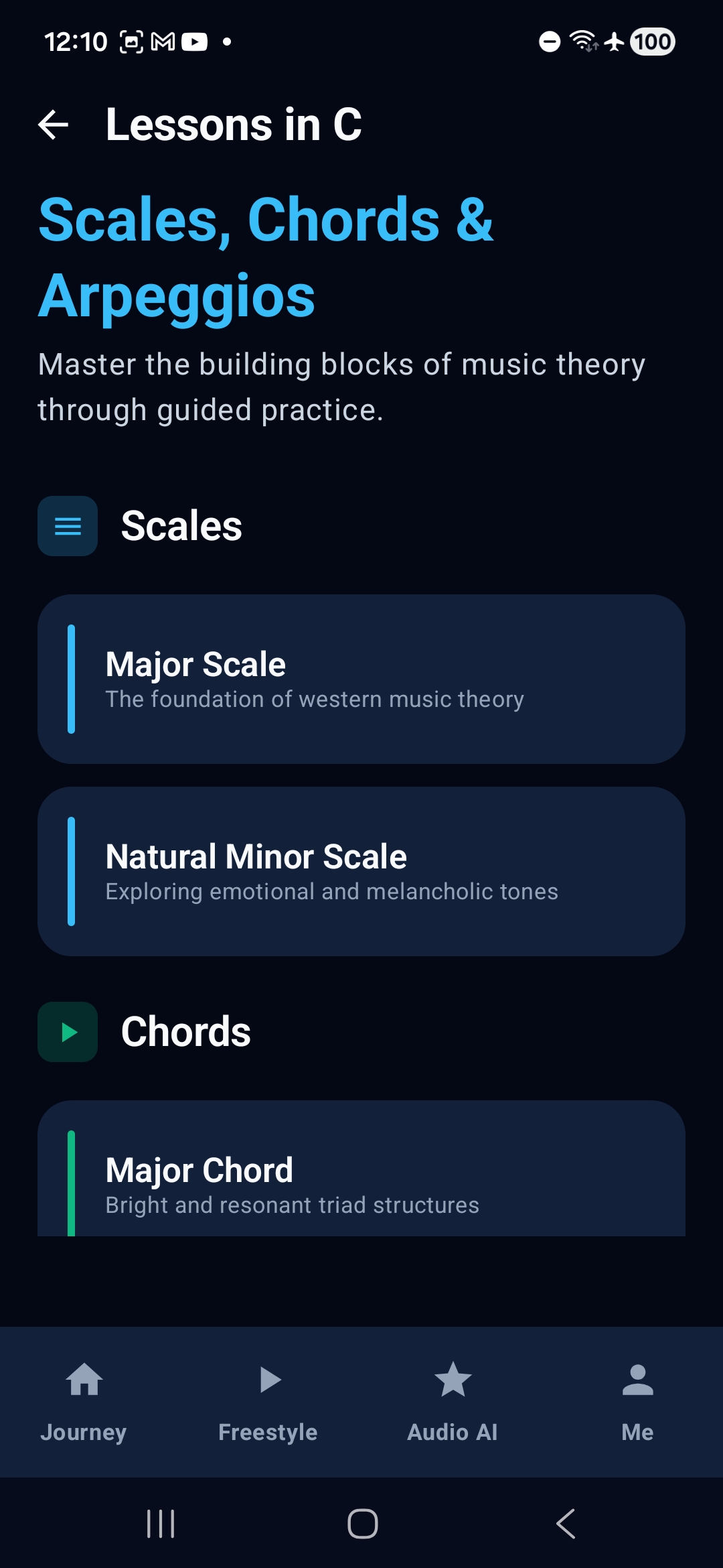 Music Theory Screen